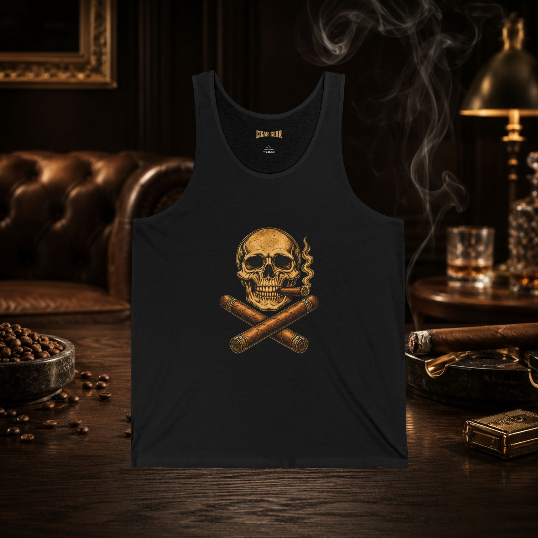 Cigar Gear Skull Logo Tank