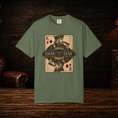 Cigar Gear King of Diamonds Logo T-Shirt | Premium Cigar Lifestyle Apparel