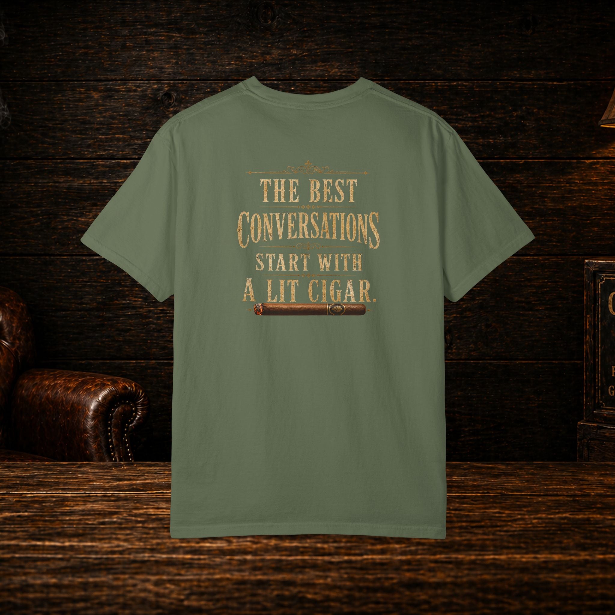 The Best Conversations Vintage Cigar Tee