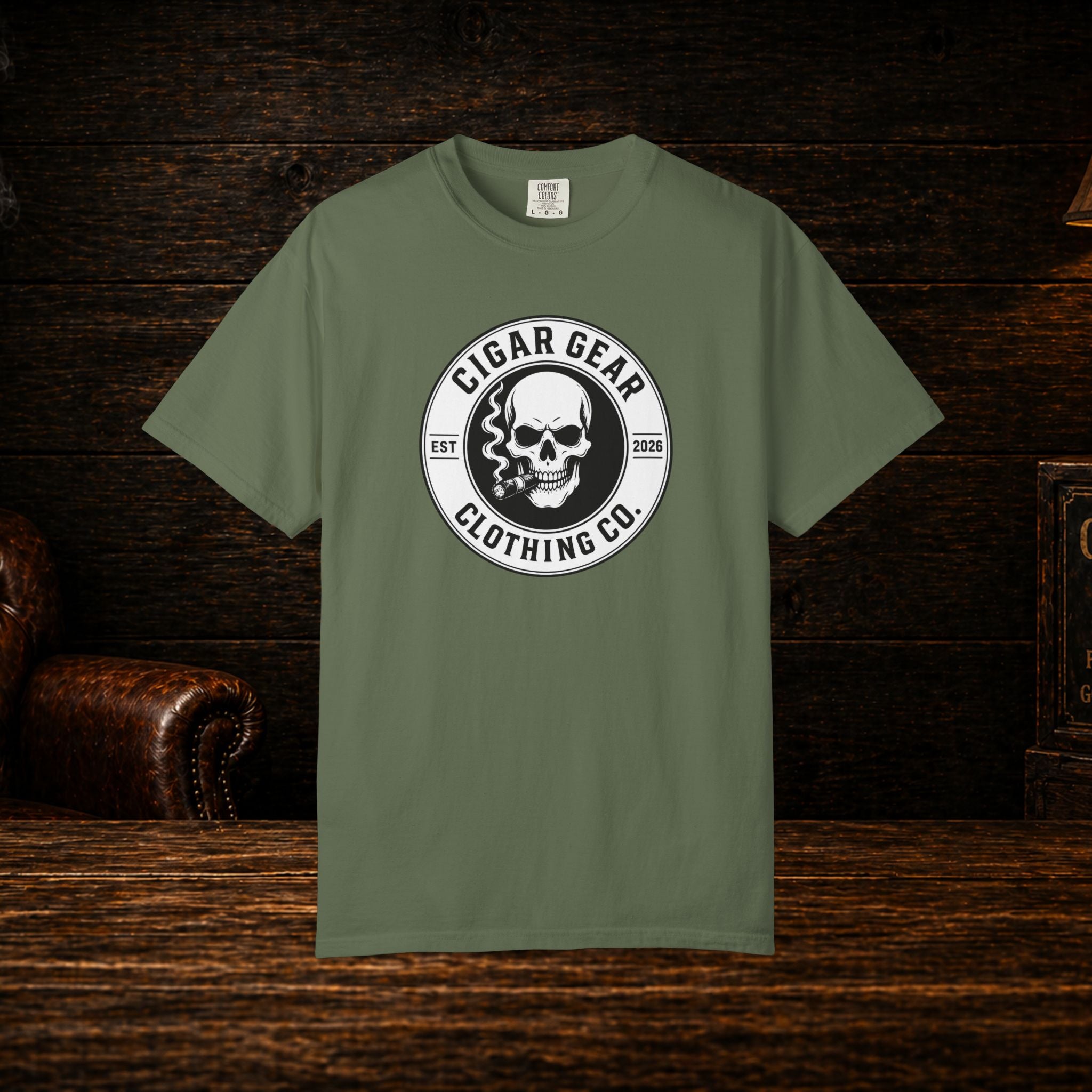 Cigar Gear Skull Logo Tee