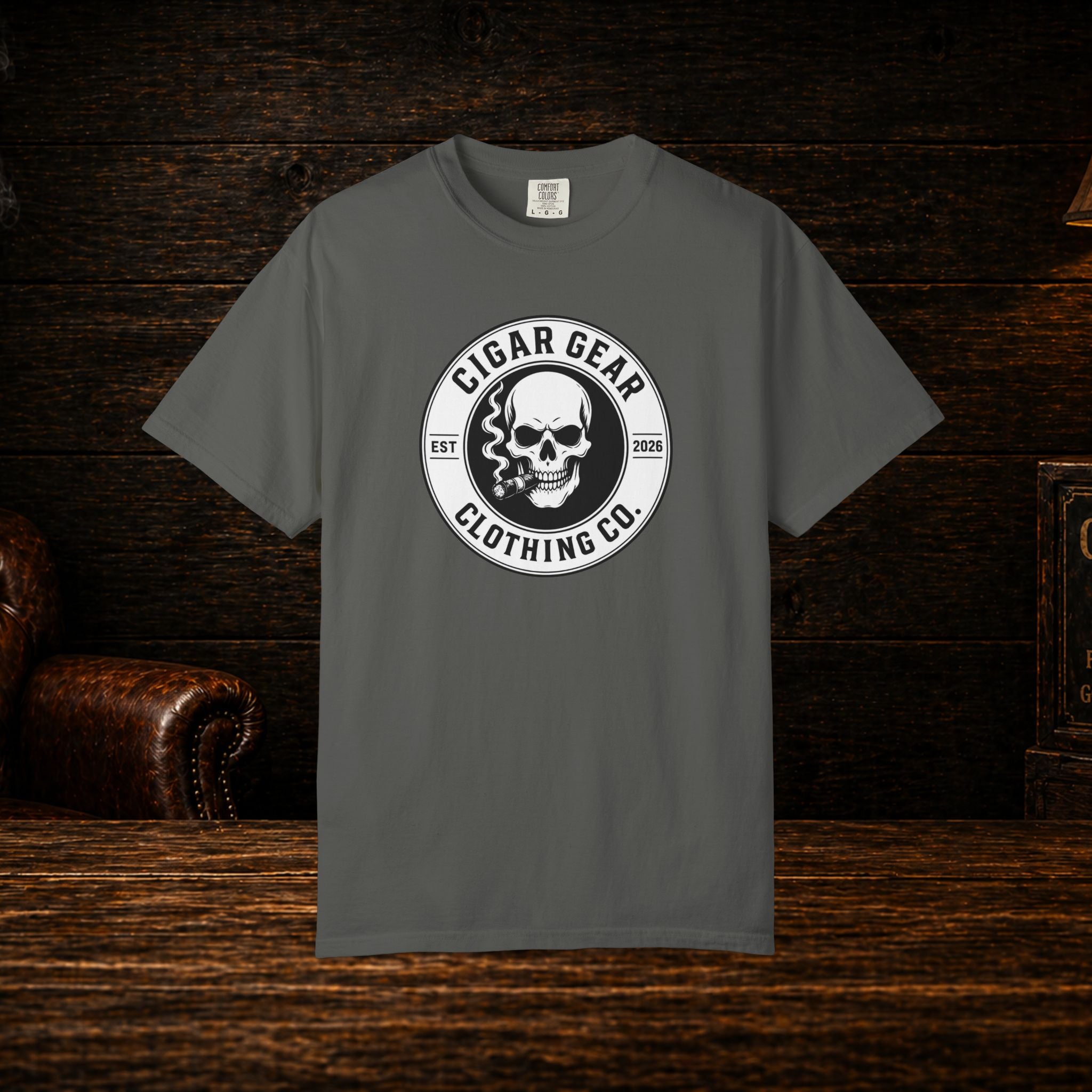 Cigar Gear Skull Logo Tee