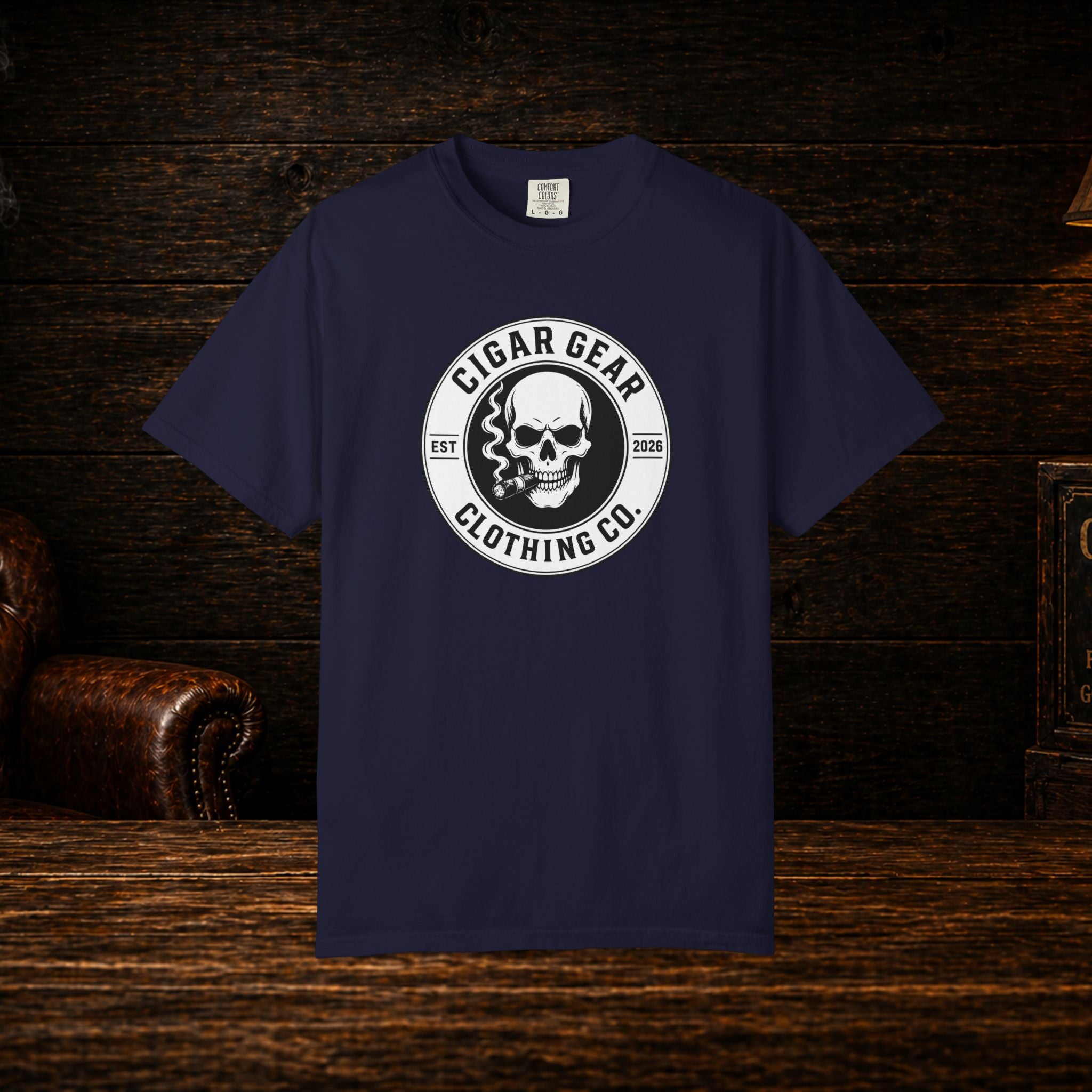 Cigar Gear Skull Logo Tee