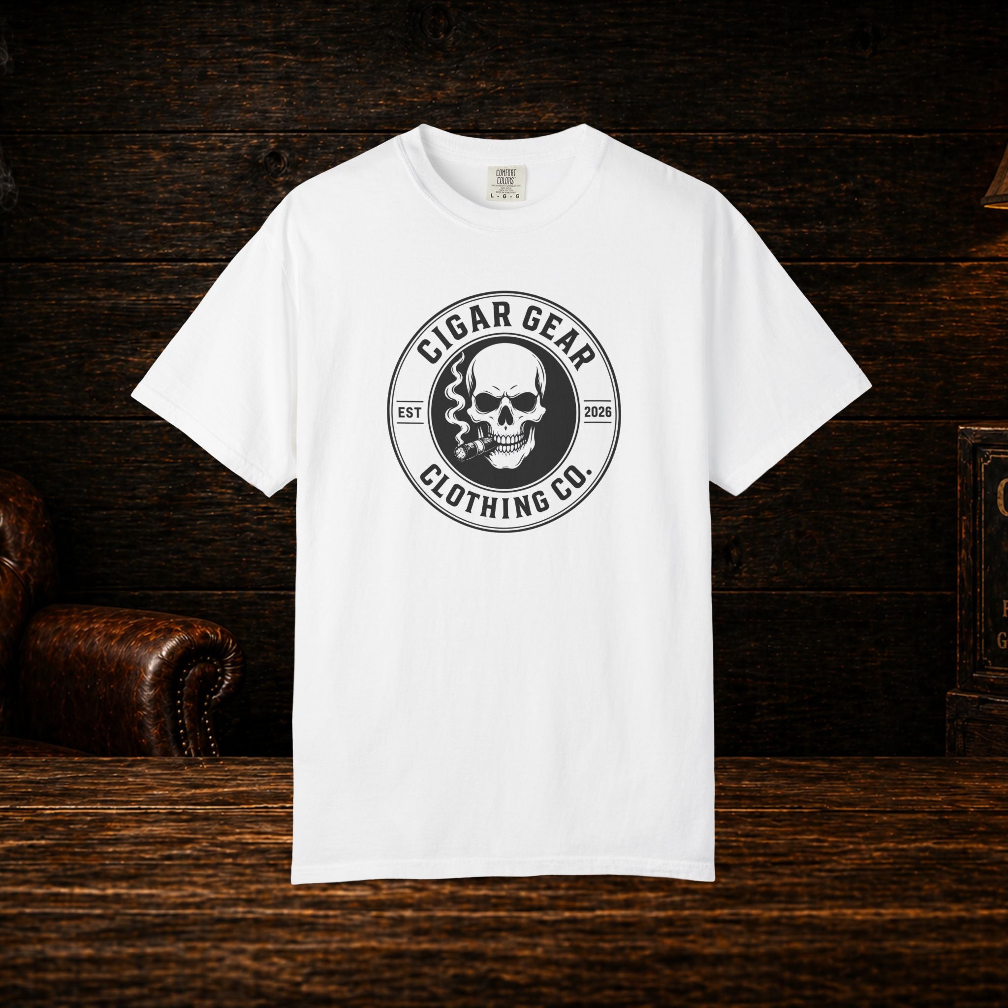 Cigar Gear Skull Logo Tee