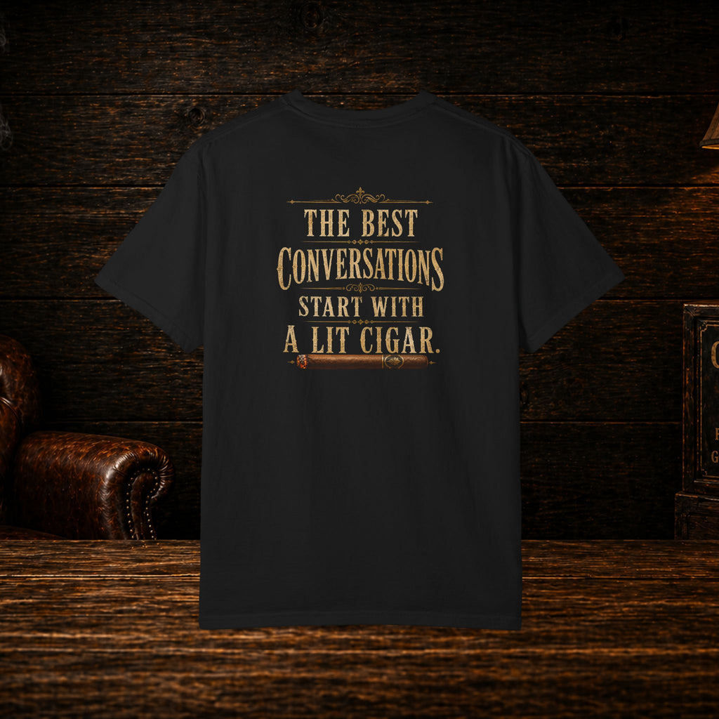 The Best Conversations Vintage Cigar Tee