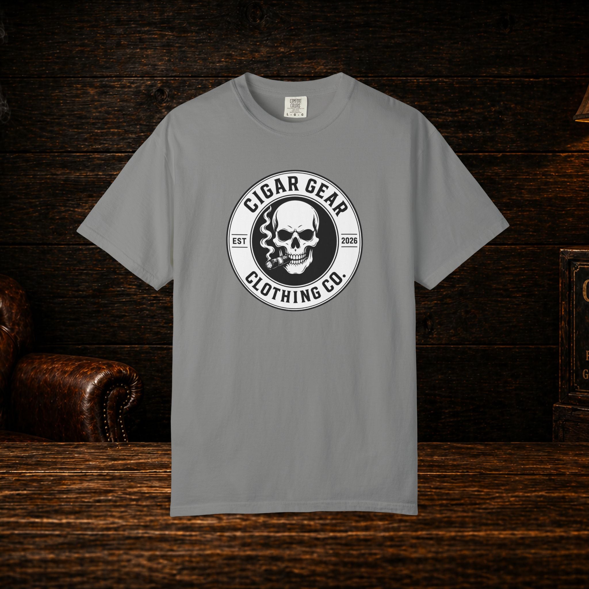 Cigar Gear Skull Logo Tee