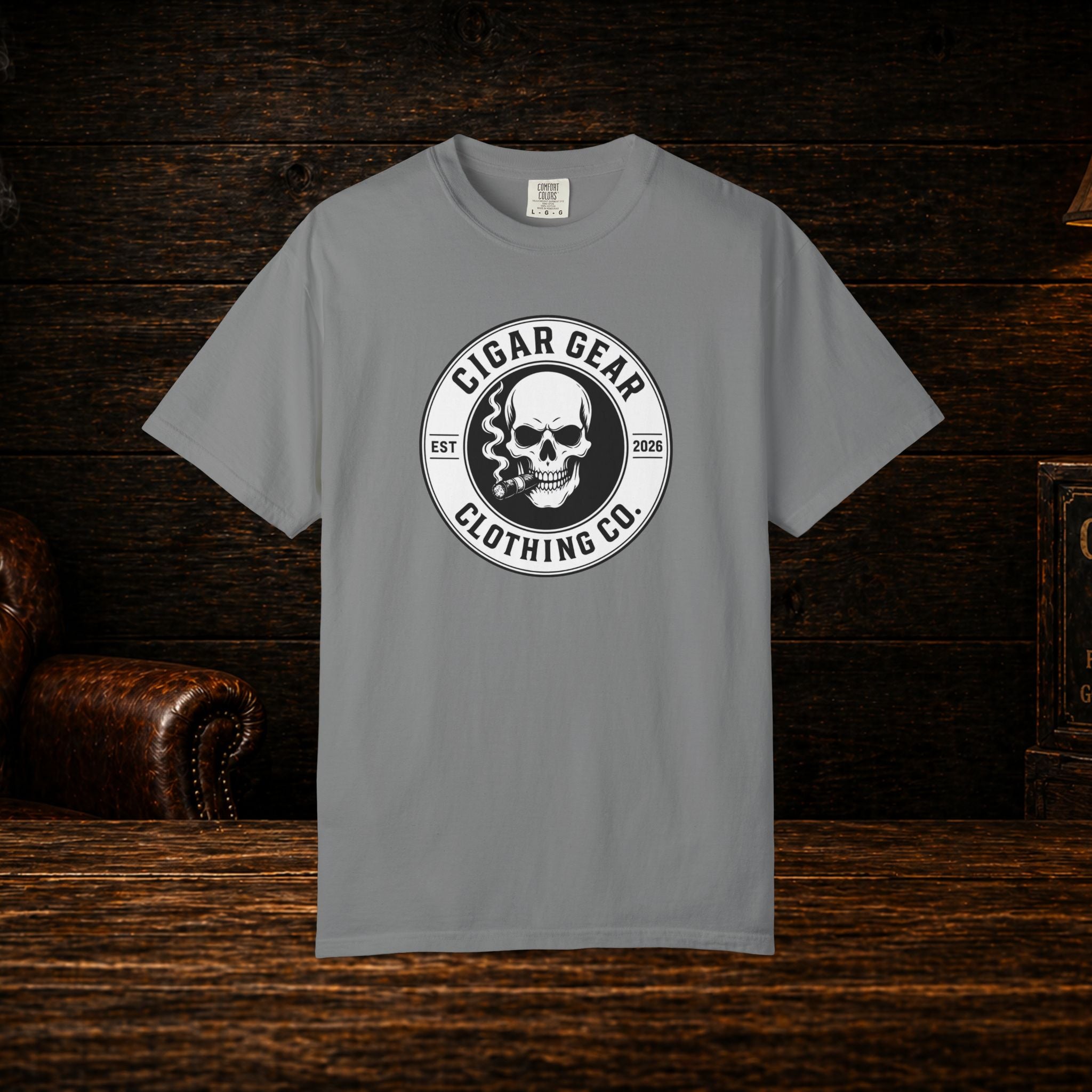 Cigar Gear Skull Logo Tee