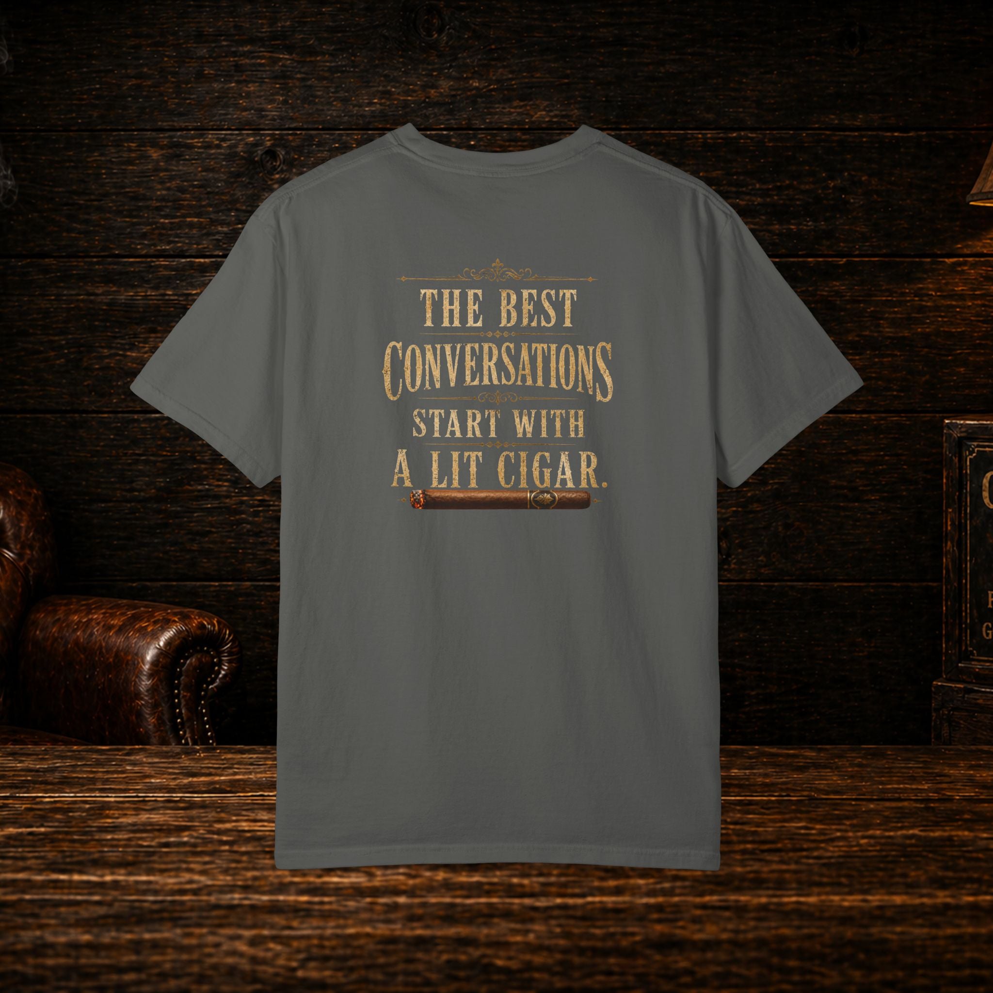 The Best Conversations Vintage Cigar Tee