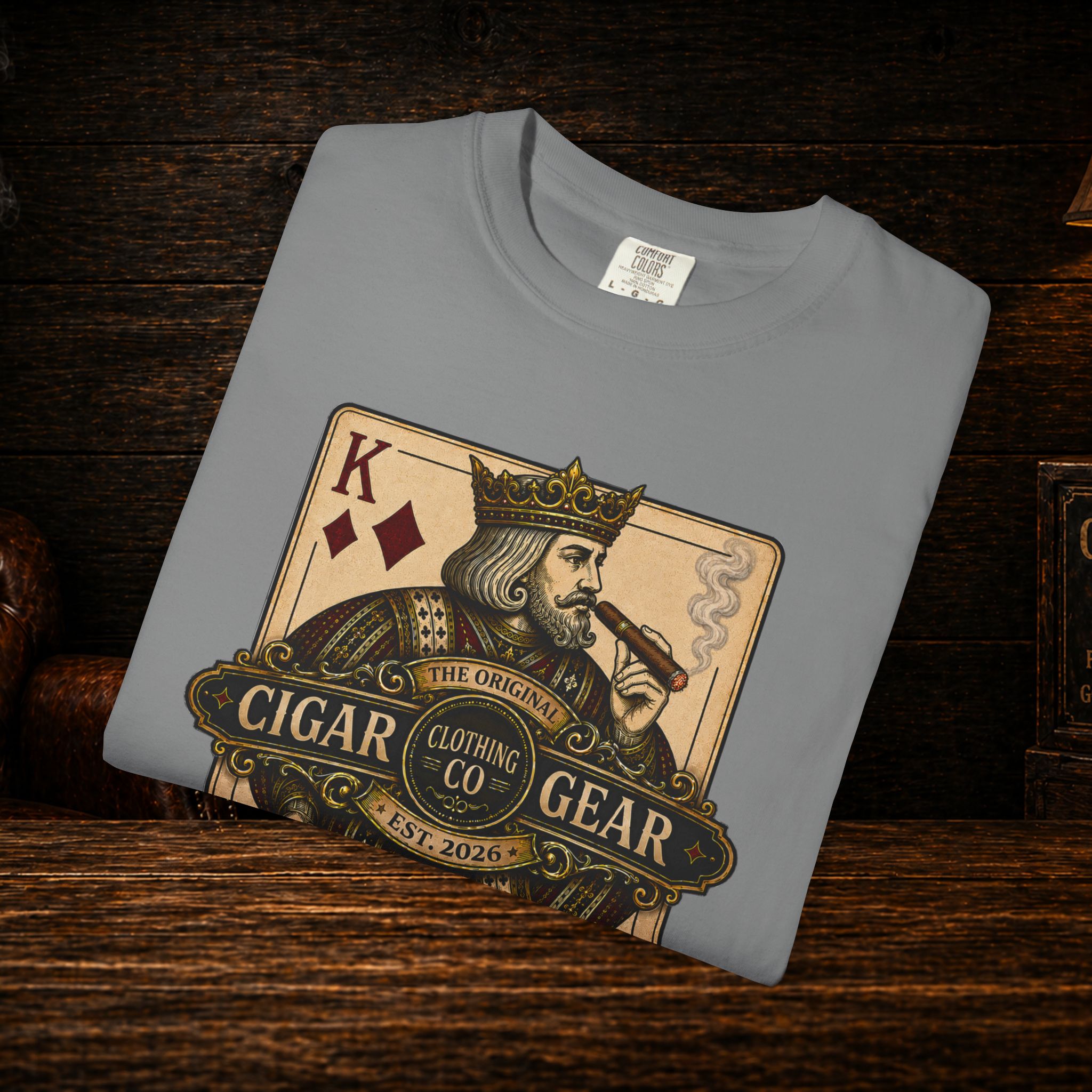 Cigar Gear King of Diamonds Logo T-Shirt | Premium Cigar Lifestyle Apparel